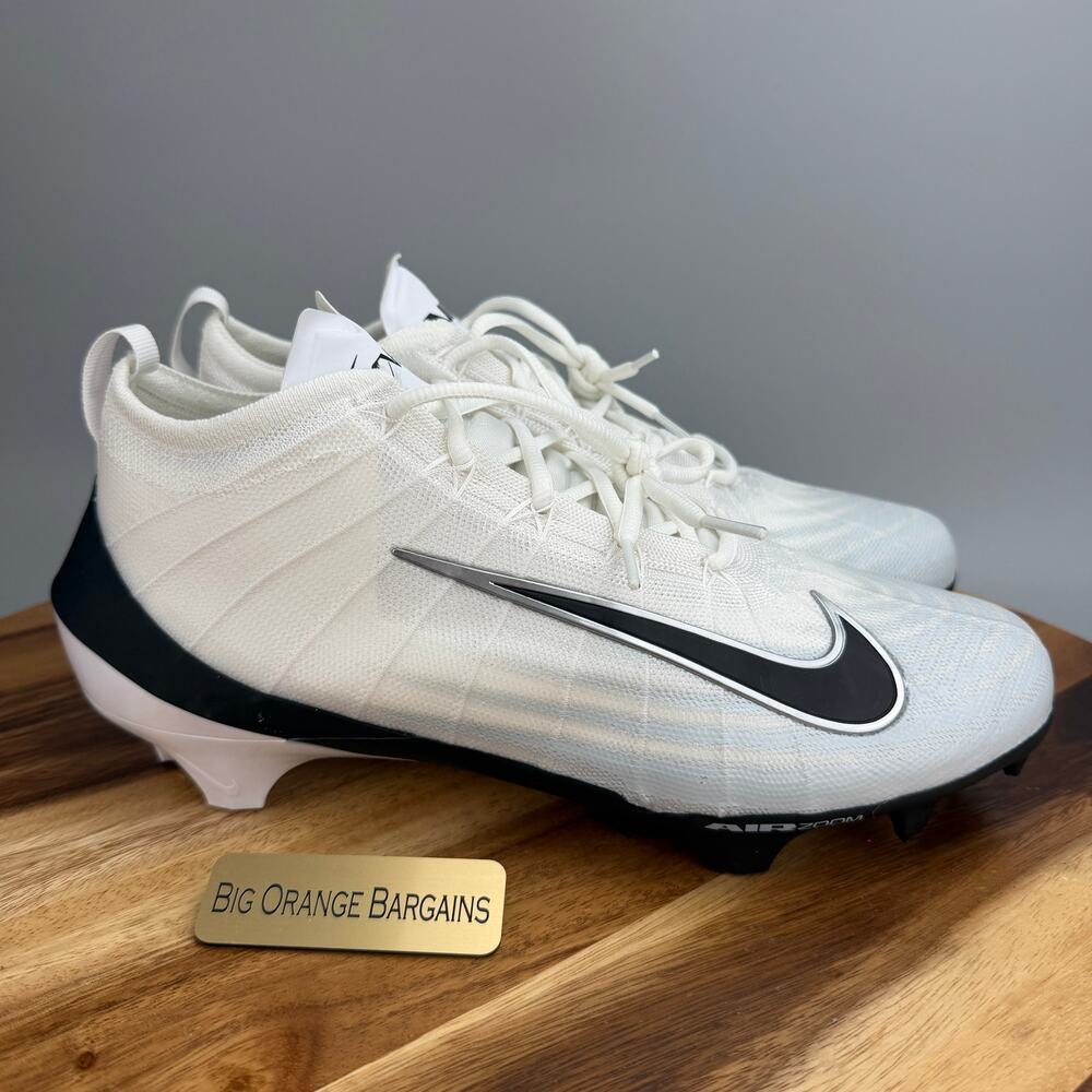 Nike Zoom Air Vapor Elite Wide Football Cleats White Men's 10 W New HV2724-100